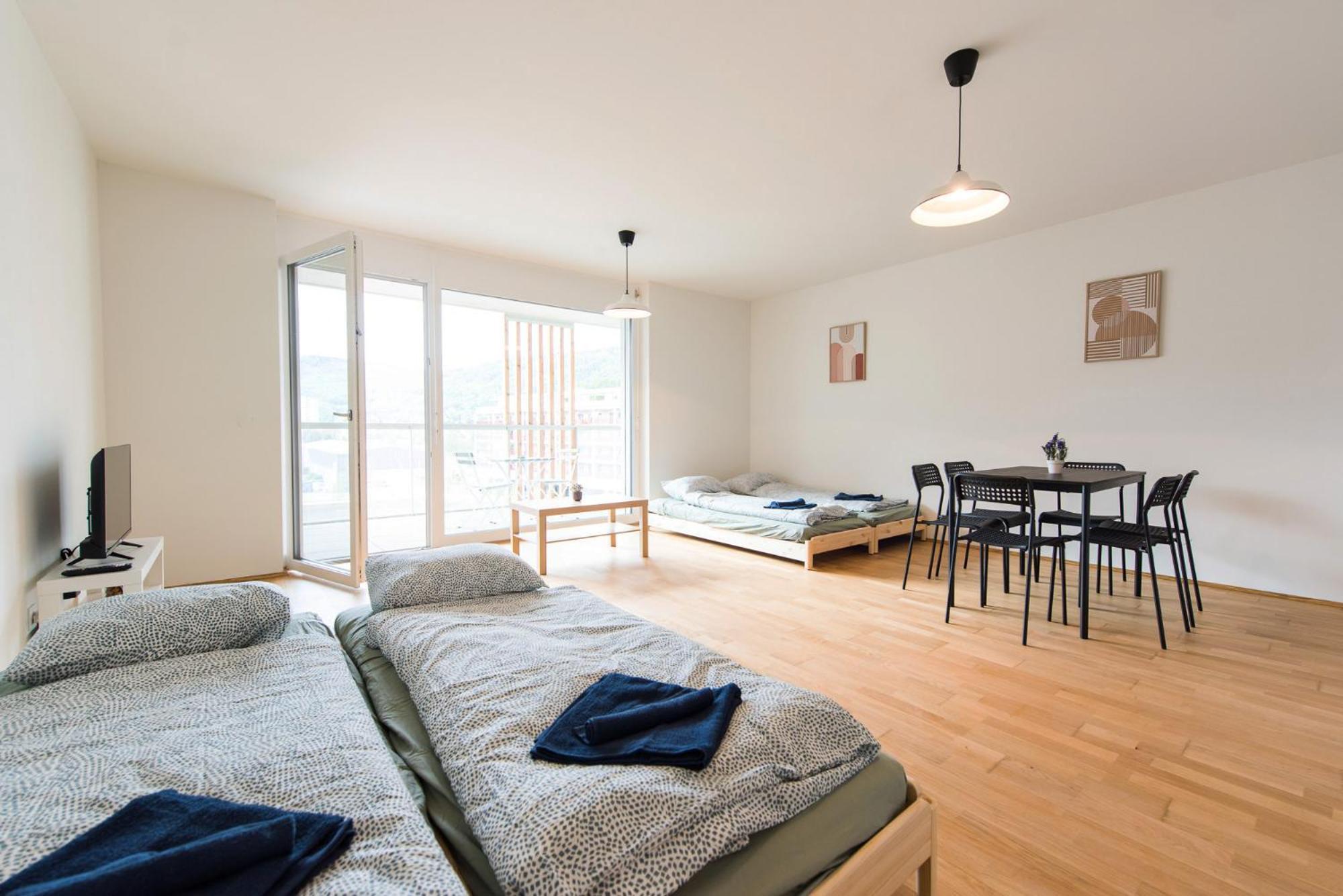 Muzeta Graz - Eco-Friendly Parkview Holiday Apartments In Graz'S Smart City מראה חיצוני תמונה